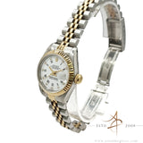 1993 Rolex Datejust Ladies 69173 White Diamond Dial Box & Certificate