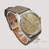 1982 Rolex Datejust Champagne Computer Dial Vintage Watch with Certificate & Box