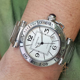 Cartier Pasha Seatimer 2790 Silver Dial 40MM Steel Bracelet