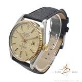 Rolex Datejust 16013 Champagne Linen Dial Vintage Watch (1983)