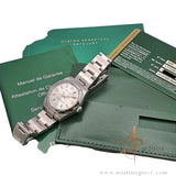 2011 Rolex Oyster Perpetual 31 Midsize Ref 177200 Pink Index Silver Dial