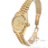 Rolex Lady Datejust 26 Ref 69178 Diamond Dial in 18K Gold (1991)