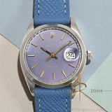 Rolex Oysterdate Precision 6694 Custom Lilac Dial Vintage Watch (1982)