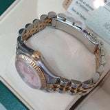Rolex Datejust Pink Coral Stone Diamond Watch (2008)