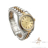 1989 Rolex Datejust Ladies 69173 Champagne Tapestry Dial Box & Certificate