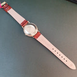 Omega Vintage Watch Gold Filled Linen Dial 33mm