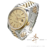 Rolex Datejust Ref 16233 Champagne Linen Dial (1991)