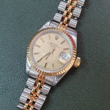 Rolex Datejust Ladies 69173 Linen Dial Vintage Watch (1988)