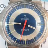 Omega Geneve Dynamic Tool 1007 Blue Automatic Vintage Watch 41mm