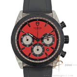 2015 Tudor Fastrider 42010N Red Dial Chronograph Full Set