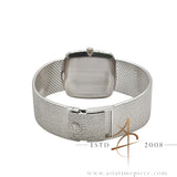 Patek Philippe Ellipse 3566-1 | 18k White Gold | Blue Sunburst Dial | Vintage 1972