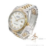 1991 Rolex Datejust 16233 White Roman Dial with Certificate Box