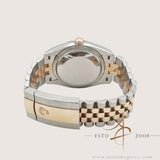2022 Rolex Datejust 36 White Lacquered Roman Dial on Everose Steel Jubilee