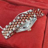 Rolex Datejust Rose Gold 179171 Big Diamonds Computer Dial Lady Watch (2013)