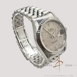 1989 Rolex Datejust Ref 16234 Taupe Patina Computer Dial Vintage Watch with Box Cert