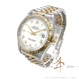 1995 Rolex Datejust 16233 White Roman Dial with Certificate Box