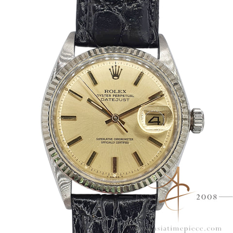 Rolex Datejust 1601 Champagne Dial Vintage Watch (1965)