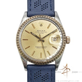 Rolex Oyster Date 15053 Champagne Dial Automatic Vintage Watch (Year 1982)