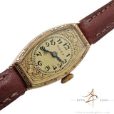 Rolex Cocktail in 9K Gold Vintage 1930s Ladies Watch