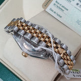 Rolex Datejust Pink Coral Stone Diamond Watch (2008)
