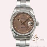 Rolex Date 1500 Refinished Taupe Dial Automatic 34MM Vintage Watch (1973)