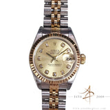 1996 Rolex Datejust Ladies 69173 Diamond Champagne Dial No Pinhole