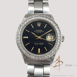 Rolex Date 1500 Black Dial Automatic 34MM Vintage Watch (1972)