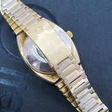 Omega Seamaster Gold Plated Automatic Lady Vintage Watch 27mm