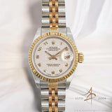 1991 Rolex Datejust Ladies 69173 Arabic Computer Dial with Box & Certificate