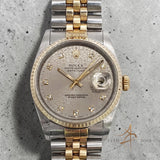 Rolex Datejust 16233 Computer Diamond Dial Vintage Watch (1989)