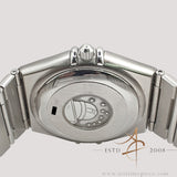 Omega Constellation Ref. 368.1201 Waffle Blue Dial Automatic 35MM Steel Bracelet