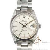 Rolex Oysterdate Precision 6694 Silver Dial Vintage Watch (1982)