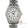 Rolex Datejust 31 Midsize 68274 White Dial Custom Diamond Bezel (1993)