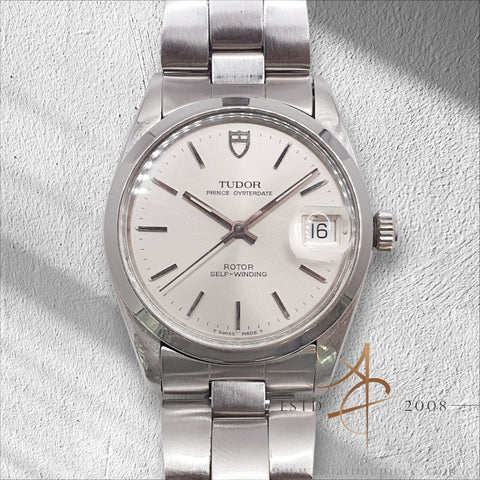 Tudor Prince Oysterdate Ref 74000 Silver Dial Vintage Watch (Year 1984)