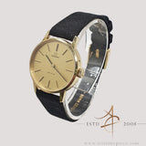 Omega De Ville Ref. 511.0543 18K Gold Vintage Quartz Dress Watch Box Receipt