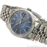 Rolex Datejust 16030 Blue Dial Vintage Watch (1985)