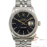 Rolex Datejust 16014 Black Dial Vintage Watch (1984)