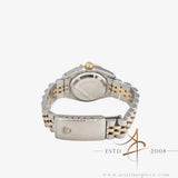 1989 Rolex Datejust Ladies 69173 White Diamond Dial & Custom Diamond Bezel