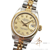 Rolex Datejust Lady 69173 Champagne Diamond Dial  (1995)