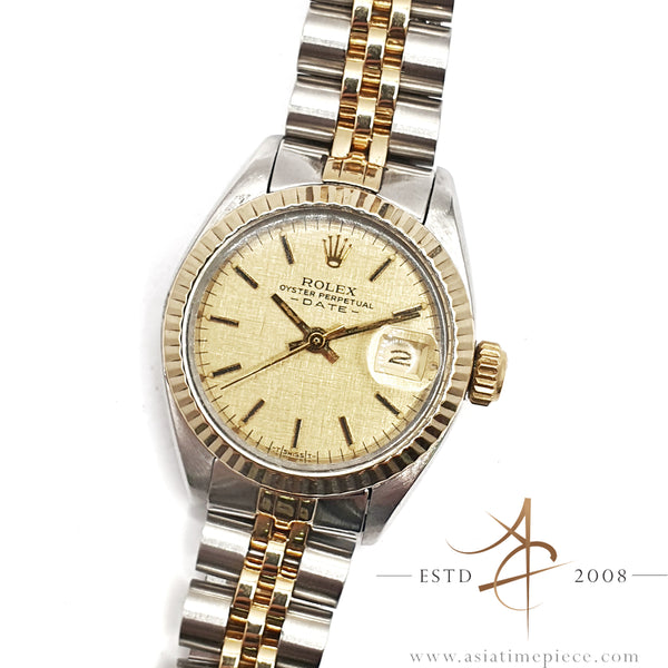 1983 Rolex Datejust Lady Ref 6917 Champagne Linen Dial with Certificat Asia Timepiece Centre