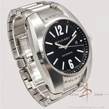 BVLGARI Ergon EG40S Black Dial Automatic 40mm Integrated Bracelet