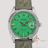 Rolex Oyster Precision 6694 Green Dial Vintage Watch (1981)