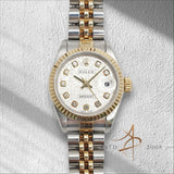 2001 Rolex Datejust Ladies 79173 Silver Computer Dial Box Certificate