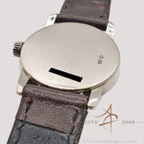 Rolex Cellini 6111 in 18K White Gold Silver Roman Dial Quartz 25mm