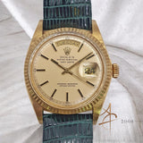 [Rare] Rolex Day Date President 1803 Champagne Minute Track Dial Vintage Watch (1971)