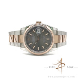 Mint 2019 Rolex Datejust 36 Ref 126231 Slate Grey Dial on Everose Oyster Bracelet