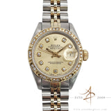 Rolex Datejust Ladies 6917 Custom Diamond Dial & Bezel Vintage Watch (1981)