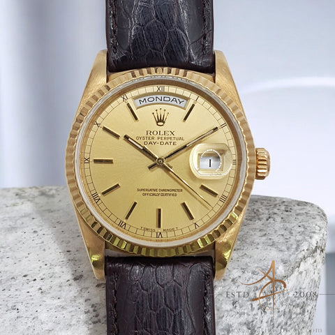 Rolex President 18238 Day Date Champagne Dial (1991)