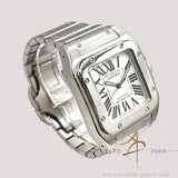 Cartier Santos 100 XL Ref 2656 Automatic on Steel Bracelet – Fully Serviced Sep 2026