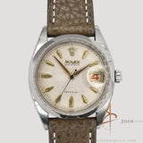 [Rare] Rolex Oysterdate 6494 Patina Dial Gilt Dagger Markers Vintage Watch (1957)